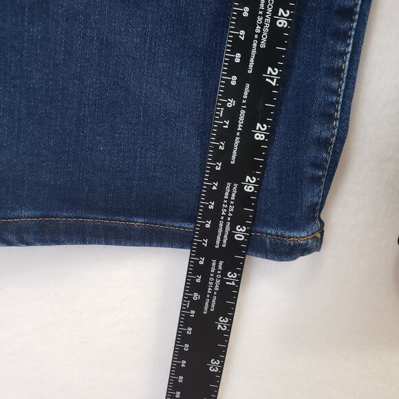 NYDJ Marilyn Straight Jeans Womens Size 16 Quinn Blue Hi-Rise Workwear Plus NWT - Picture 11 of 13